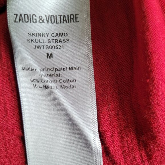 Red Skull Sequin T - Picture 3 of 3